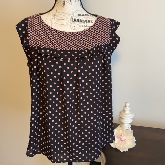LOFT Tops - LOFT Polka Dot Top